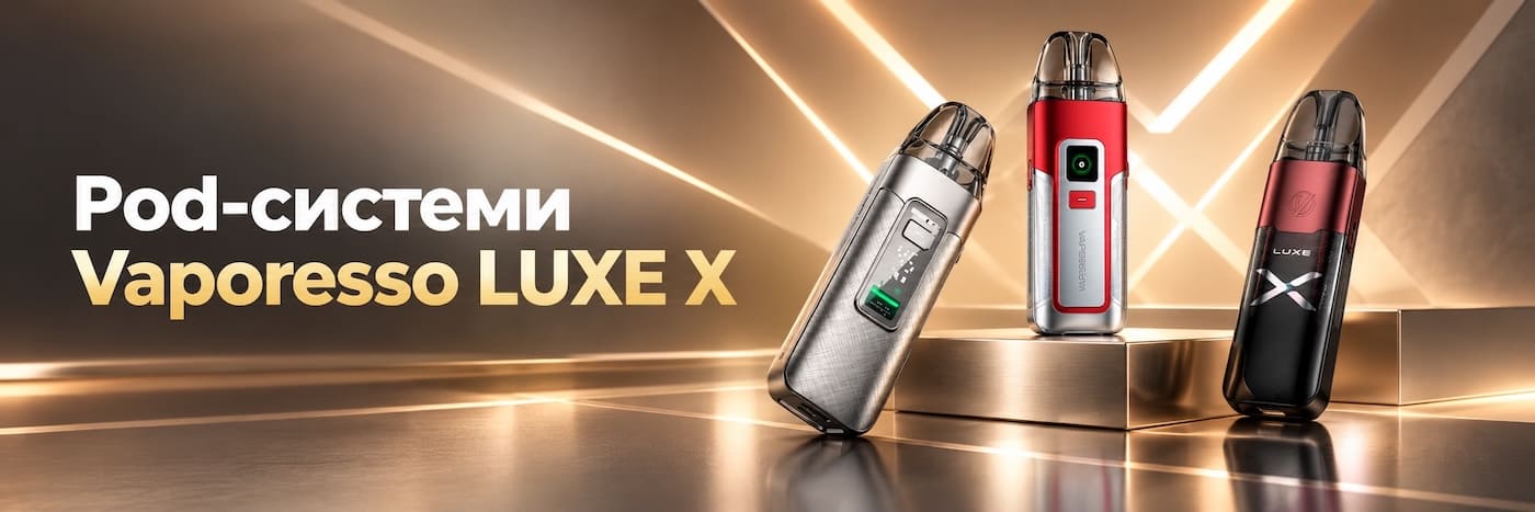 Под-системи Вапорессо Люкс Х Pod-системи Vaporesso LUXE X
