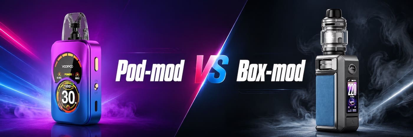 Pod-мод VS Box-мод Под-мод або бокс-мод в чому різниця