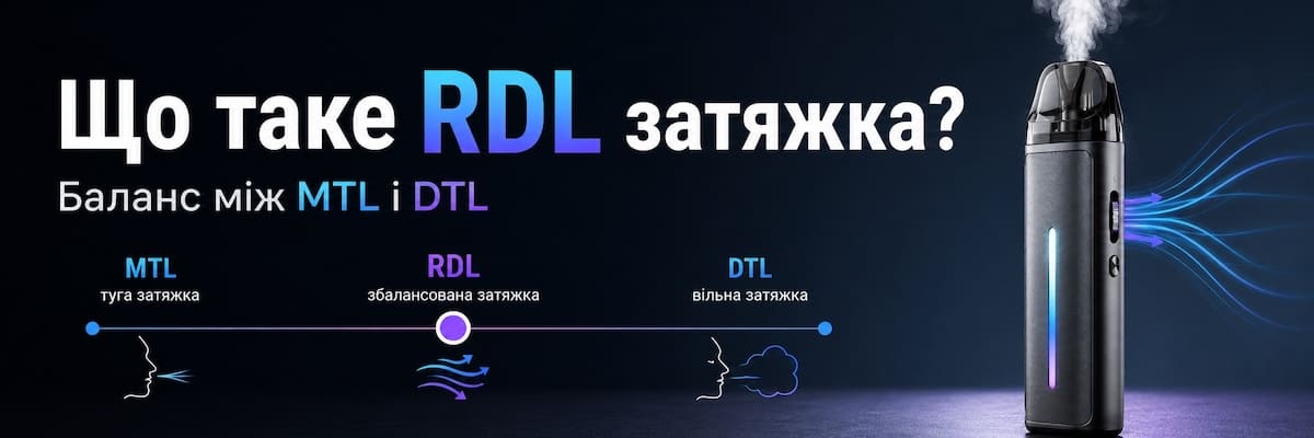 Що таке RDL вейпінг Банер — що таке RDL вейпінг
